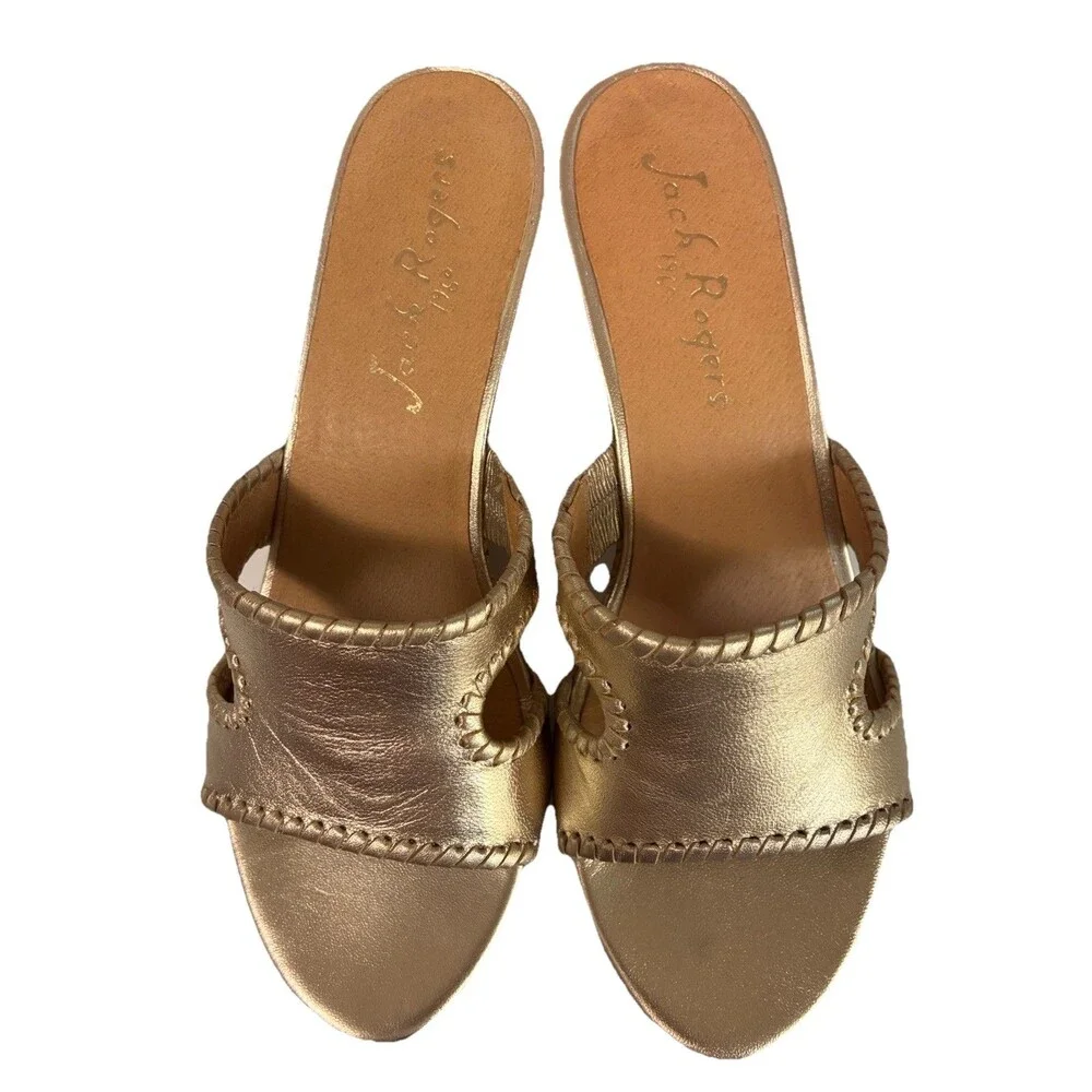 Jack Roger’s Sloane Mid Wedge Sandals Size 9 - Picture 7 of 9